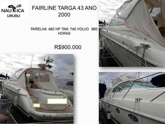 FAIRLINE TARGA 43 PES ANO 2000 - 2000