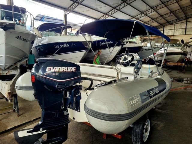 Zefir 420 + Evinrude 50 hp   - 2011